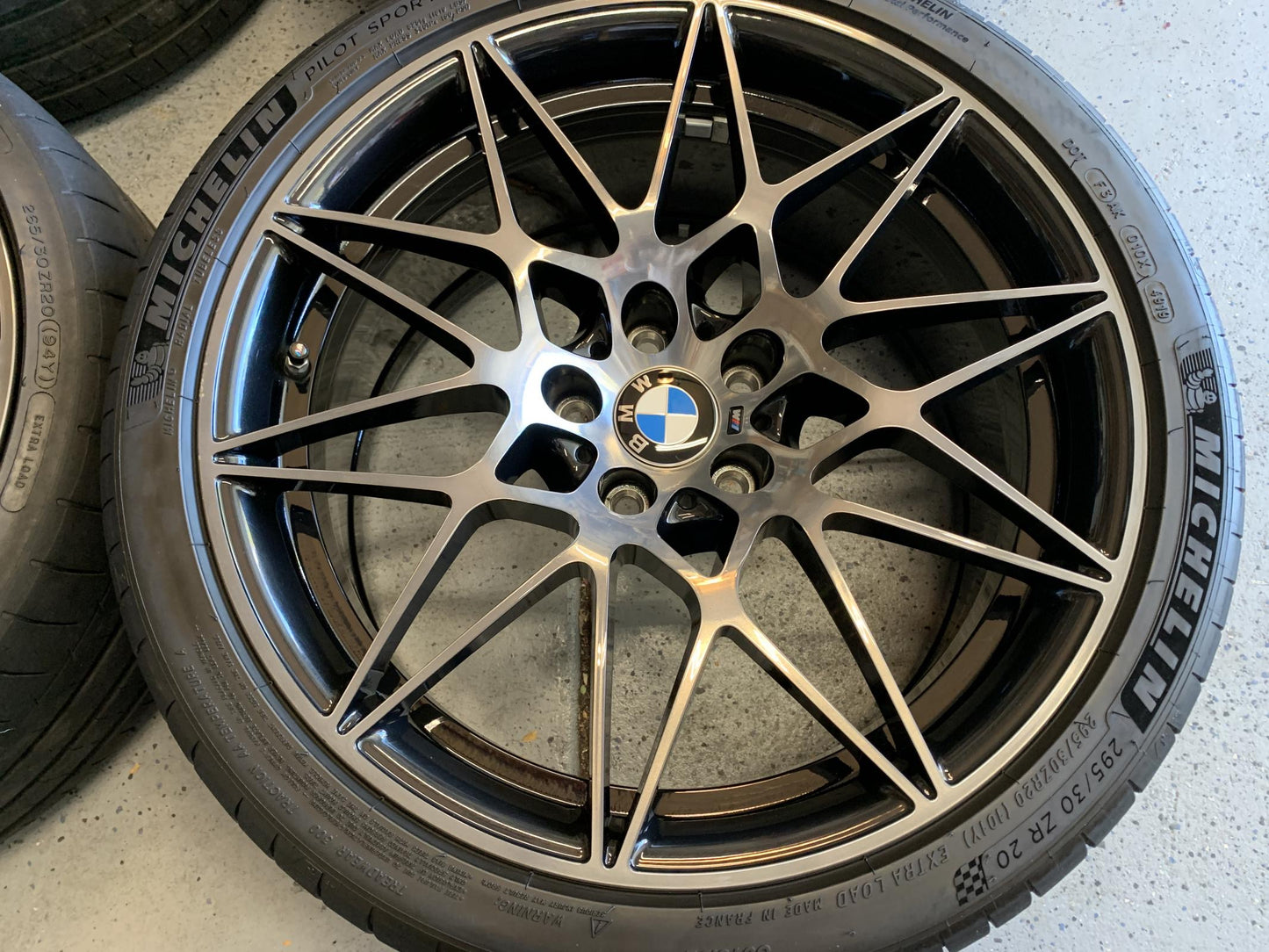 OEM BMW M3 Competition Package 666M Wheels – Shadowline Black
